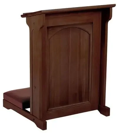 Abbey Kneeler, Walnut Finish