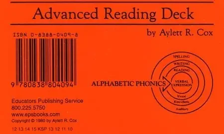 Advanced Reading Deck (Homeschool Edition)