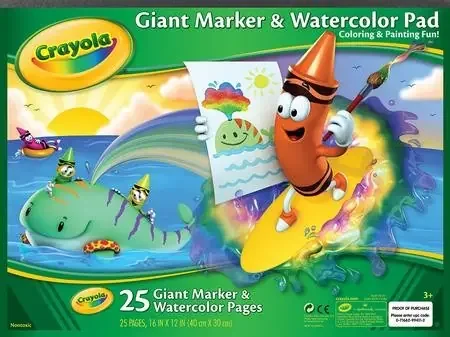Crayola, Giant Marker and Watercolor Pad
