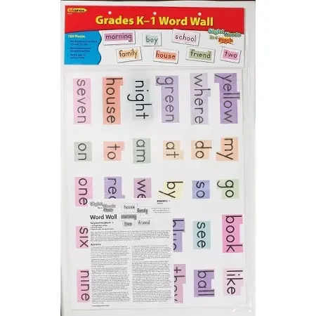 Sight Words in a Flash Word Wall, Gr. K-1