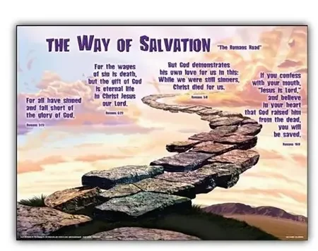 The Way of Salvation, Laminated Wall Chart