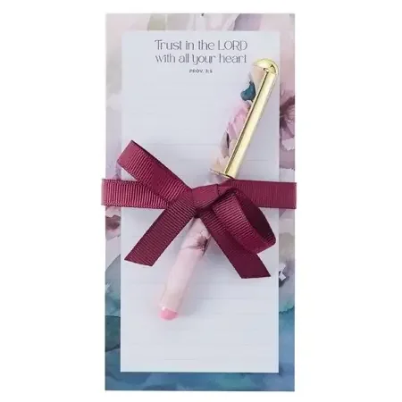 Trust In The Lord, Magnetic Notepad And Pen
