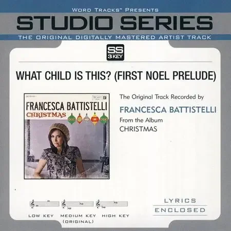 What Child Is This (First Noel Prelude) Accompaniment, CD